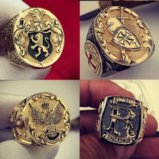ringsformen, Fashion, shield, gold