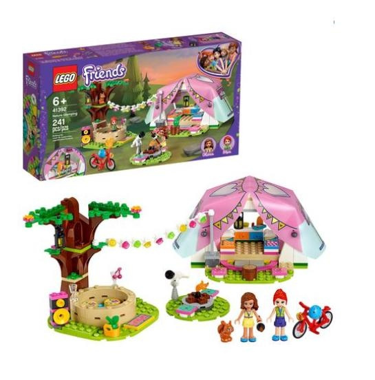 Lego friends nature discount glamping building kit