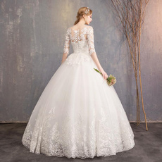 gowns, Bridal, Sleeve, whiteweddingdres