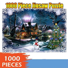 Jigsaw, christmaspuzzletree, jigsawspuzzle, Gifts