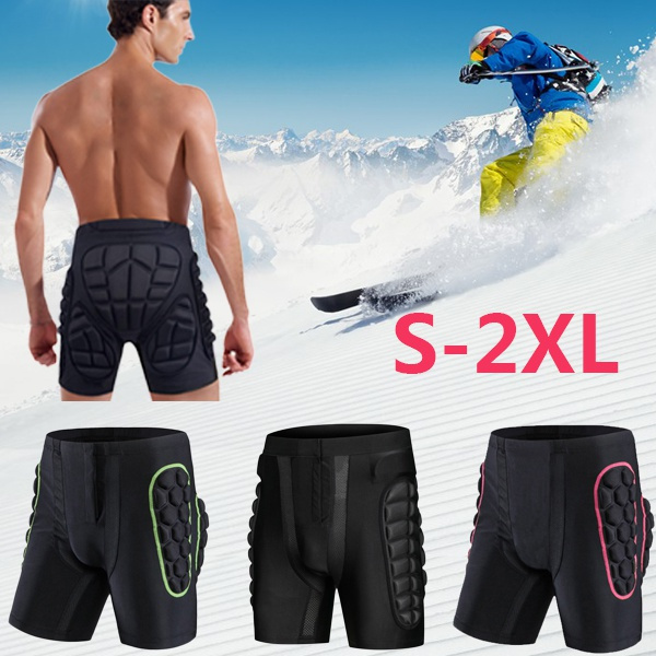 Protective Hip Padded Shorts Skiing Skate Snowboard Impact Pants Protector Gear 
