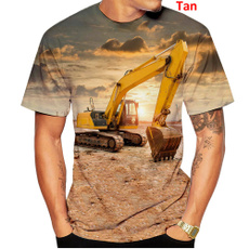 Funny, Fashion, Shirt, excavator