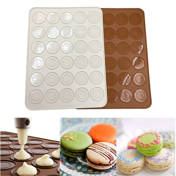 Macaron Silicone Baking Mat Oven Pastry Non Stick Circle Macaroon