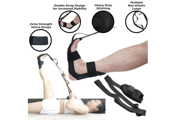 Yoga Pilates Leg Strap Ballet Ankle Ligament Stretch Band Therapy Belt 2020 