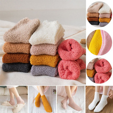 fluffy, wintersock, Fleece, Cotton Socks