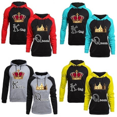 Couple Hoodies, King, Cotton Mens Hoodies, men's and womens's