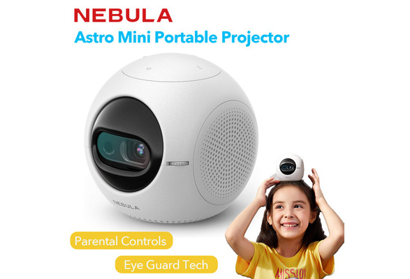 Anker Nebula Astro Mini Portable Projector, Kids Pocket Cinema, Mini  Projector, Parental Controls, Customizable UI, Android 7.1, 2.5-Hour  Battery 