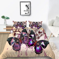 beddingkingsize, 2021bed, Polyester, butterfly