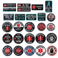 thumbnail image 2 of Parazon Cardiac Alert Service Dog Patch – Round Embroidered – R-SD01 – Made In USA 2 of 5