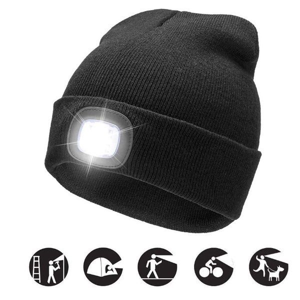 Unisex Autumn Winter LED Lighted Cap 