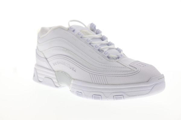 DC Legacy OG ADYS100476 Mens White Lace Up Skate Sneakers Shoes | Wish
