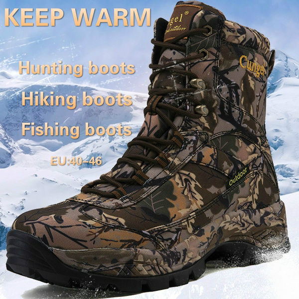 2021 New Fashion Men's Hunting Boot 8-INCH Camouflage Timber