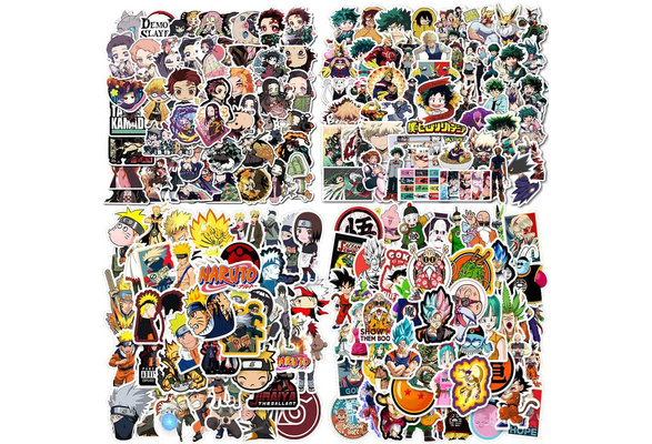 200PCS Anime Mixed Stickers Popular Classic Anime Stickers for Laptop Water  Bottles Phone Case Notebook Decal