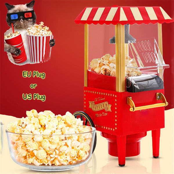 Mini Popcorn Maker Homemade Snacks Movie Night Kids Party Car Popcorn  Machine