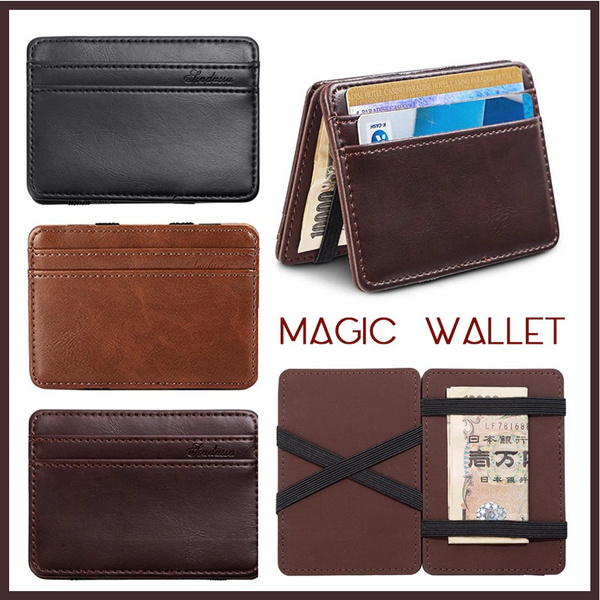 PU Creative Wallet Folding Wallet Men's Wallet Pocket Change Purse ...