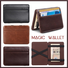 wallets for men, shortwallet, Magic, foldingwallet