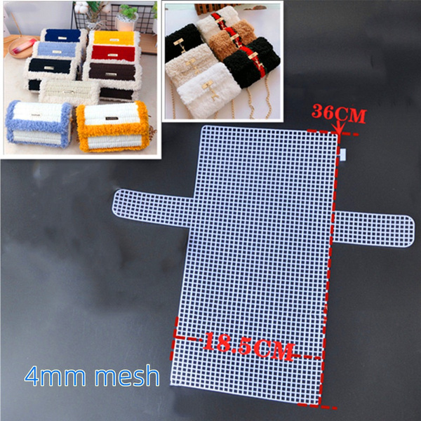 Auxiliary Knitting & Weaving Plastic Mesh Sheet for Icicle Yarn DIY Bag  Accessories Easy Knit Helper