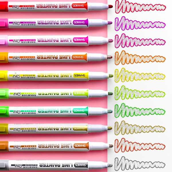 Metallic Outline Markers - Shands