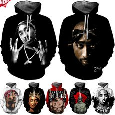 hoodiesformen, Fashion, tupac, 3D hoodies