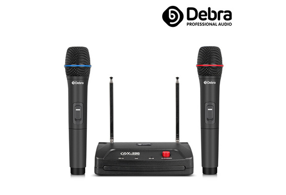 Sistema microfono Wireless VHF professionale microfono Karaoke