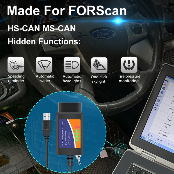 OBDResource Made for FORScan ELM327 USB V1.5 PIC18F25K80