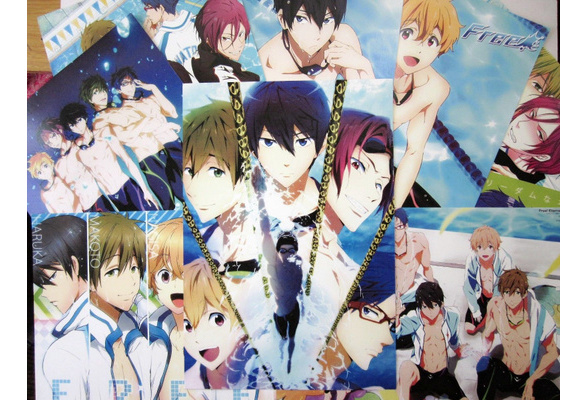 Free! Iwatobi Swim Club - 3D Postcard - Haruka / Makoto / Rin