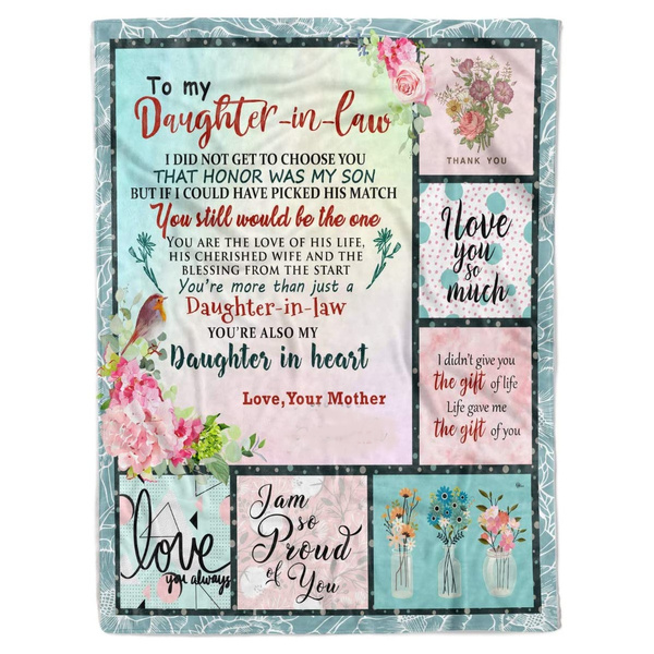 Daughter in law online throw blanket