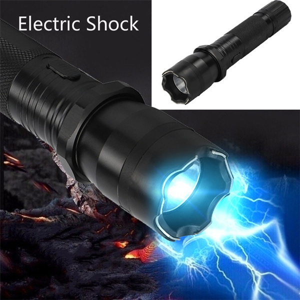 Hunting Camping Light Electric Shock Flashlight Portable Travel Lightning Mini Stun Torch