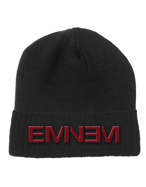 Eminem Beanie Hat Logo new Official Black Unisex | Wish