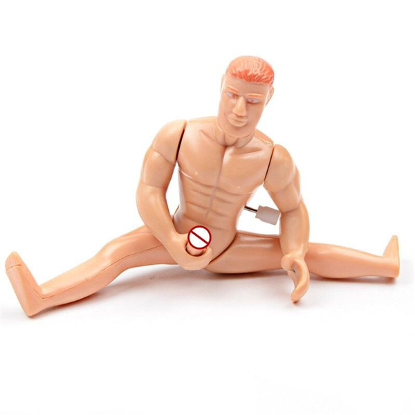 1PC Adults Novelty Wind Up Toys Funny Masturbating Man Toy Prank Joke Gag For Over 14 Years Old