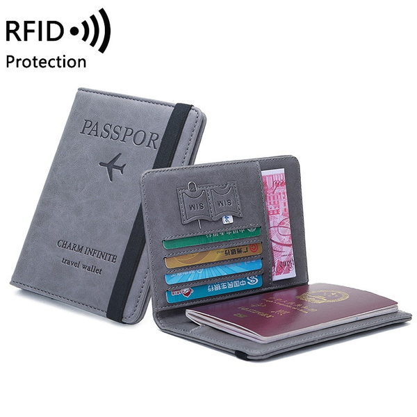 RFID Blocking Travel Wallet & Family Passport Holder Genuine