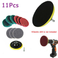 Set, angle, for, scrubber