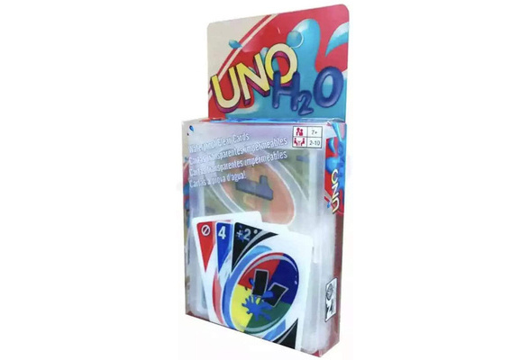 UNO H2O Card Game - PVC Perfect Family Playing Card Game