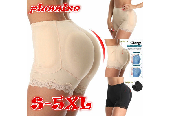 6 Pieces/Lot) Sexy Women Panties Fake Ass Hip Butt Lifter Shapers Control  Panties Padded Slimming Underwear Plus Size S-XL