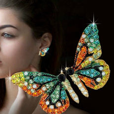 butterfly, cute, DIAMOND, Jewelry
