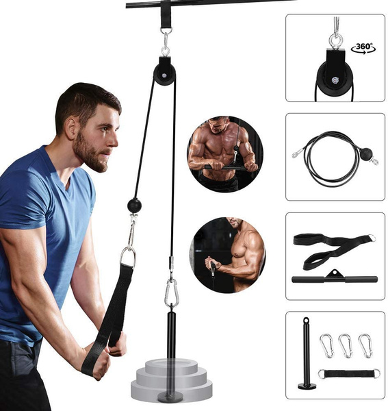 Elikliv Weight Pulley System Home Gym Pulley Cable Machine