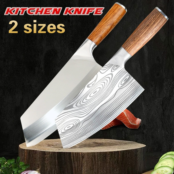 Kitchen Knife 8 Inch Sharp Blade Stainless Steel Cooking Slicing
