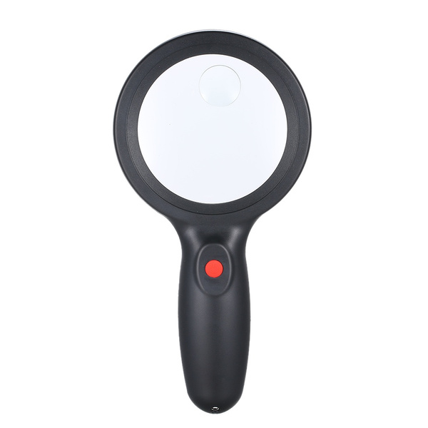 Magnifying Glass with Light, Large Magnifier 5X 15X Handheld