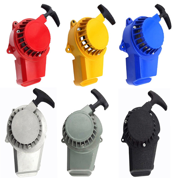 Blue Aluminum Pull Starter For 47cc 49cc Mini Moto, Dirt Bike, ATV, Quad