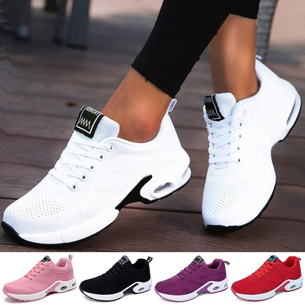 New Womens Fashion Air Cushion Sports Running Breathable Comfortable Lightweight Sneakers Shoes Deportivas Mujer Turnschuhe Damen Scarpe Da Ginnastica | Wish