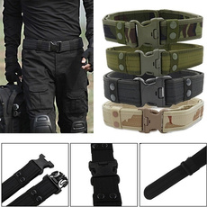 5 Color Newest Men's Military Tactical Belt  Adjustable Belt Outdoor Camouflage Training Combat Girdle Nylon Webbing Multifunctional Army Belt