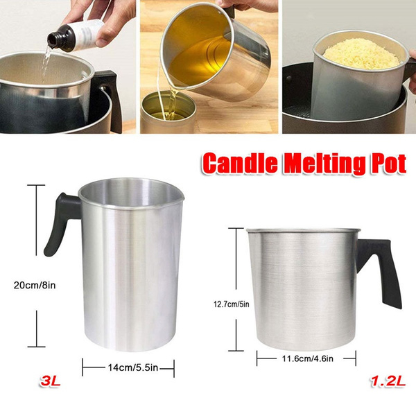Stainless Steel Candle Wax Melting Pouring Cup Candle Making Pot DIY Candle