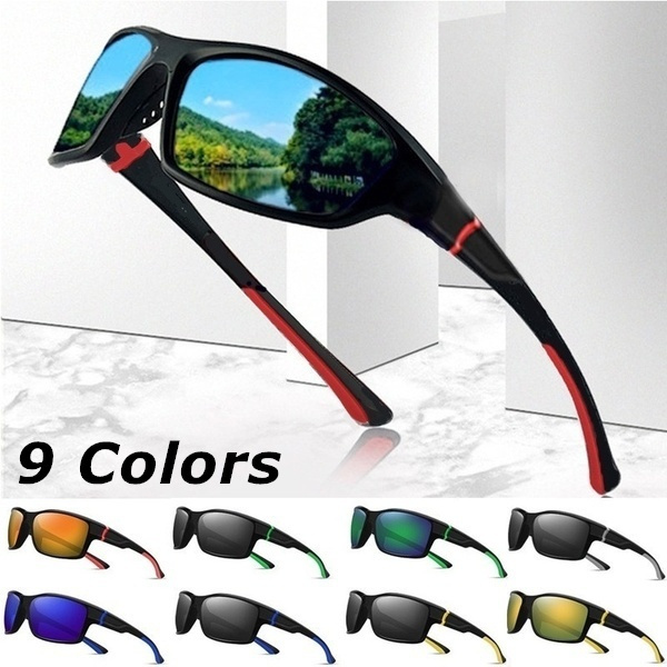 New Cool Fashion Outdoor Sports Cycling Fishing Riding Driving Polarized Glasses  Men's Windshield Sunglasses UV400 Glasses for Men