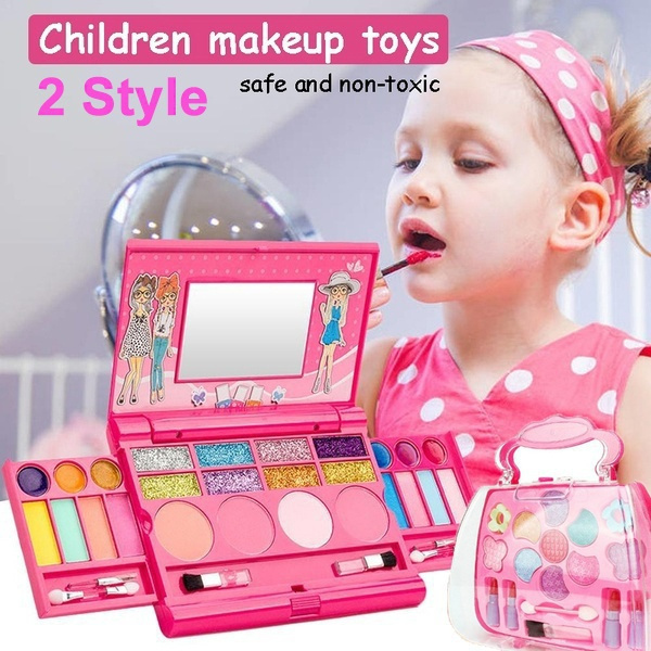 2 Styles Newest Healthy Princess Makeup Set Toy Cosmetic Girls Kit ...