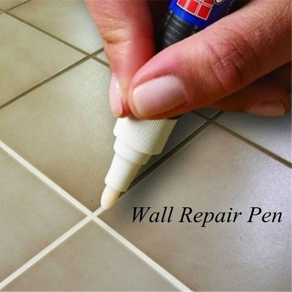 1X Home Tile Marker Repair Wall Pen White Grout Marker Odorless Non Toxic  for Tiles Floor ( Color: 8 Colors To Choose)