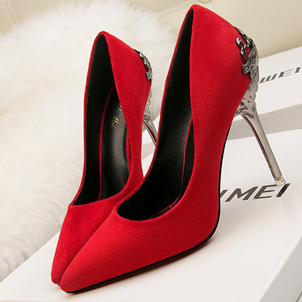 Bridal sale shoes red