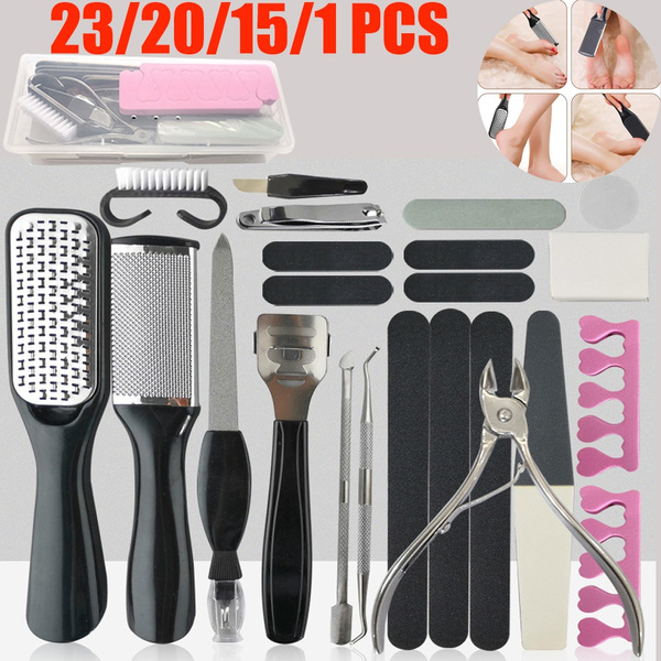 Pedicure Kit 23 in 1 Stainless Steel Professional Pedicure Tools
