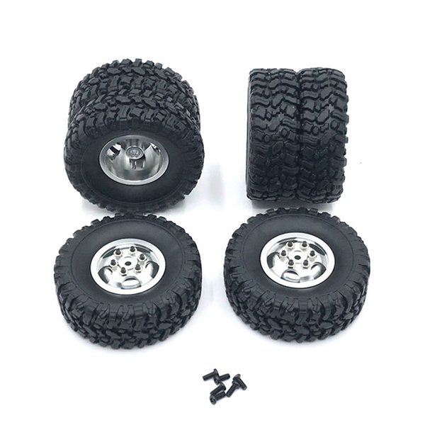 Military Truck Double Tire Metal Wheel Upgrade For WPL B14 B24 B-14 1/16 RC Car 