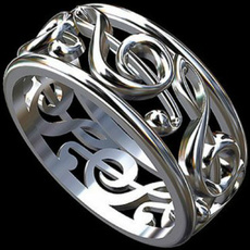 Gifts, Wedding Accessories, Silver Ring, gold