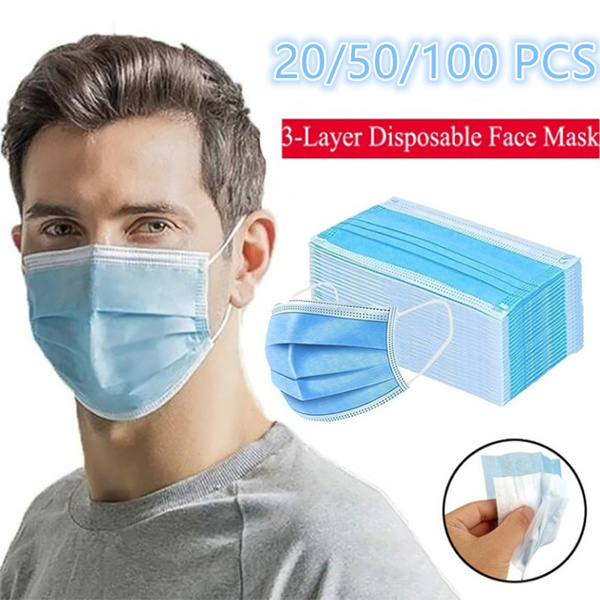 Halloween 3-Ply Disposable Face Masks - 25 Or 50 Pack - Fun Ear-Loop Mouth Cover